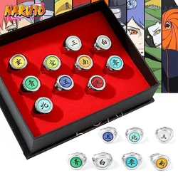 Anime Naruto Akatsuki Ring Headbands Cosplay Props Finger Decoration Man Women Jewelry Accessories Comic-Con Uchiha Itachi Gifts