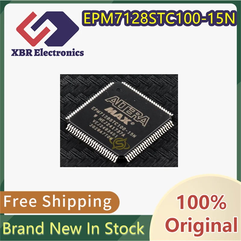 (3/30 Pieces) EPM7128STC100-15N EPM7128STC100 TQFP-100 Programmable Logic Array Chip Brand New Genuine Original