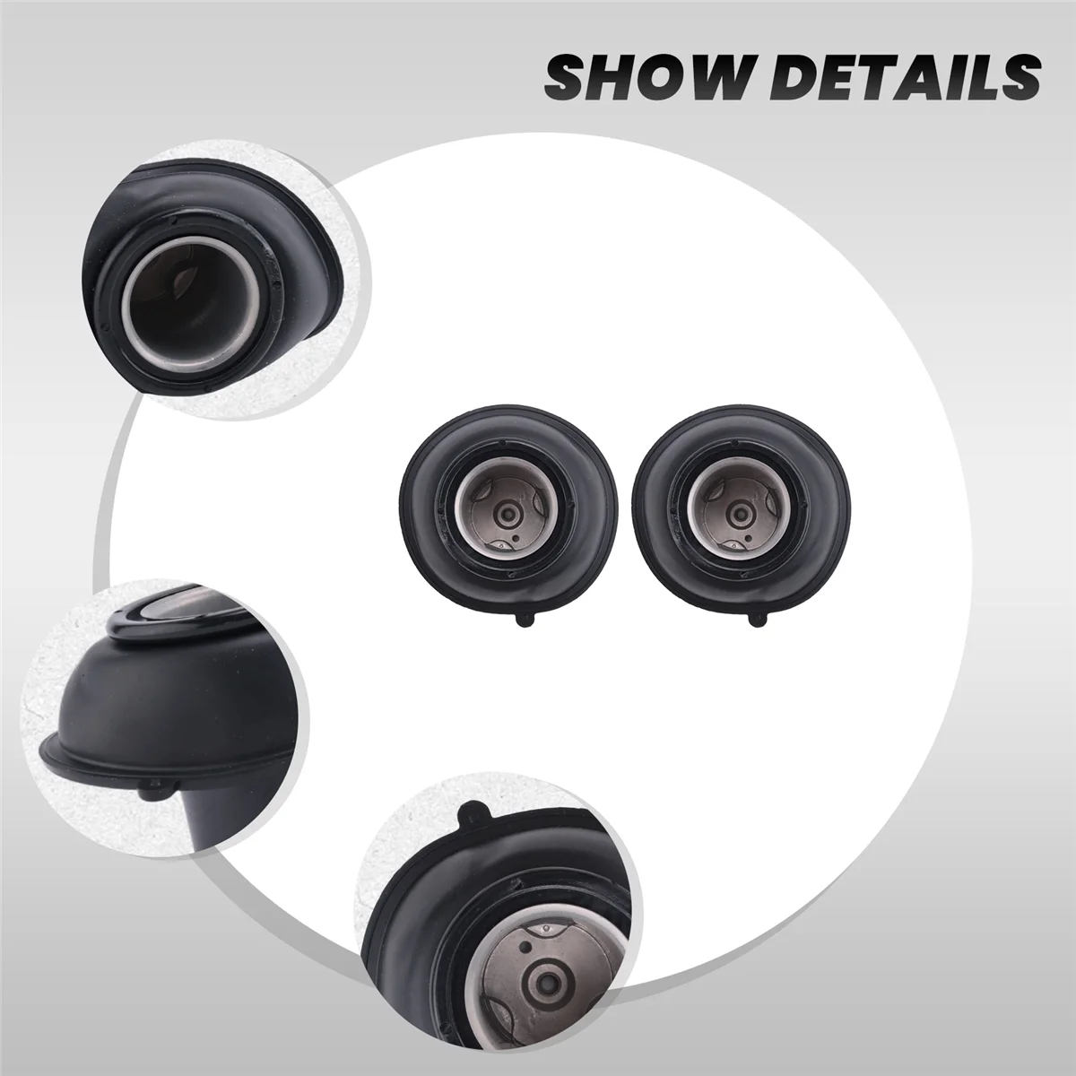 Steed Shadow VT VLX 600 88-98 교체용 기화기 수리 키트 2개용