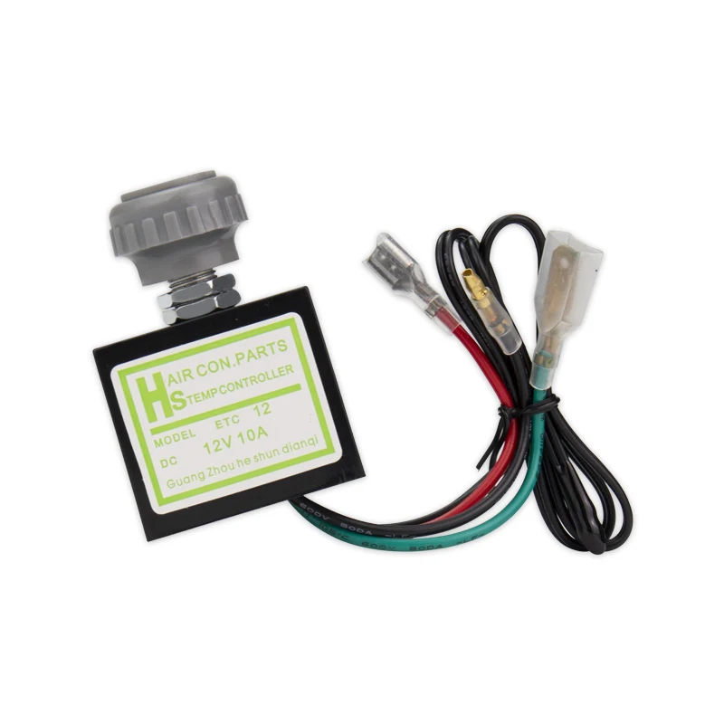 DC 12V / 24V 10A Thermostat Temperature Rotary Switch with Sensor for Auto A/C Air Conditioner Evaporator