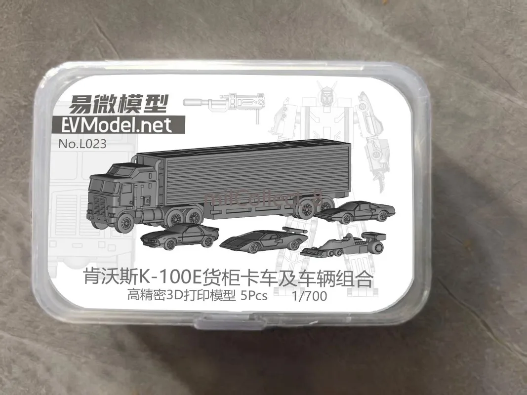 Модель EVModel 1/700 Kenworth K-100E, набор для 3D-печати, 5 шт., арт. L023
