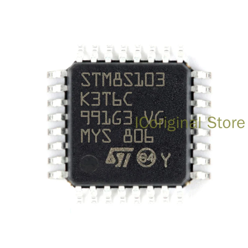 Original NEW chip STM8S103K3T6C LQFP32 8-bit microcontroller IC chip microcontroller package LQFP-32 STM8S103K3T6 K3T6