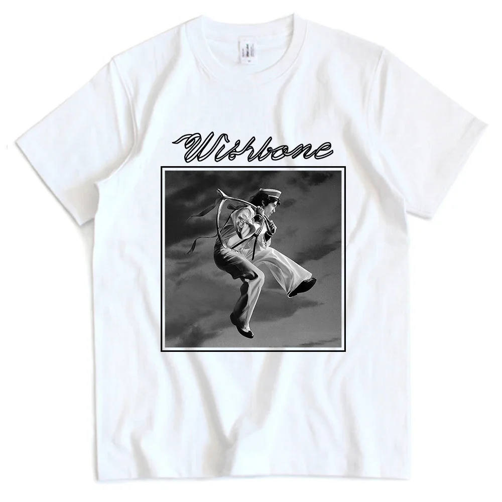 

Серрая футболка Wishbone Conan, летняя повседневная футболка с альбомом 2025 года, хлопковая уличная одежда унисекс с короткими рукавами, свободная мужская и женская футболка с принтом