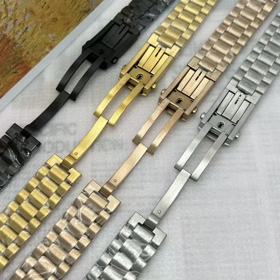 39.7mm Stainless Steel Watch Case 20mm Strap Fit