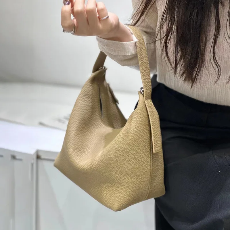 Luxury Brand Bag 2024 Leather Women's Bag Fashion Trend Handbag Single Shoulder Crossbody Women's Dumpling Tote Purses Handbags