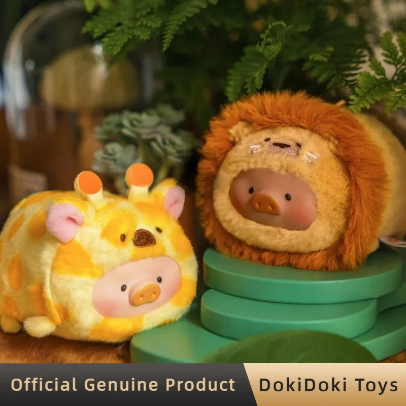 Original Lulu The Piggy Stick Together Plüsch-Anhänger Tier-Party-Serie 2 Liegende Vinyl-Gesichtsfigur Spielzeug Geschenk für Sammler