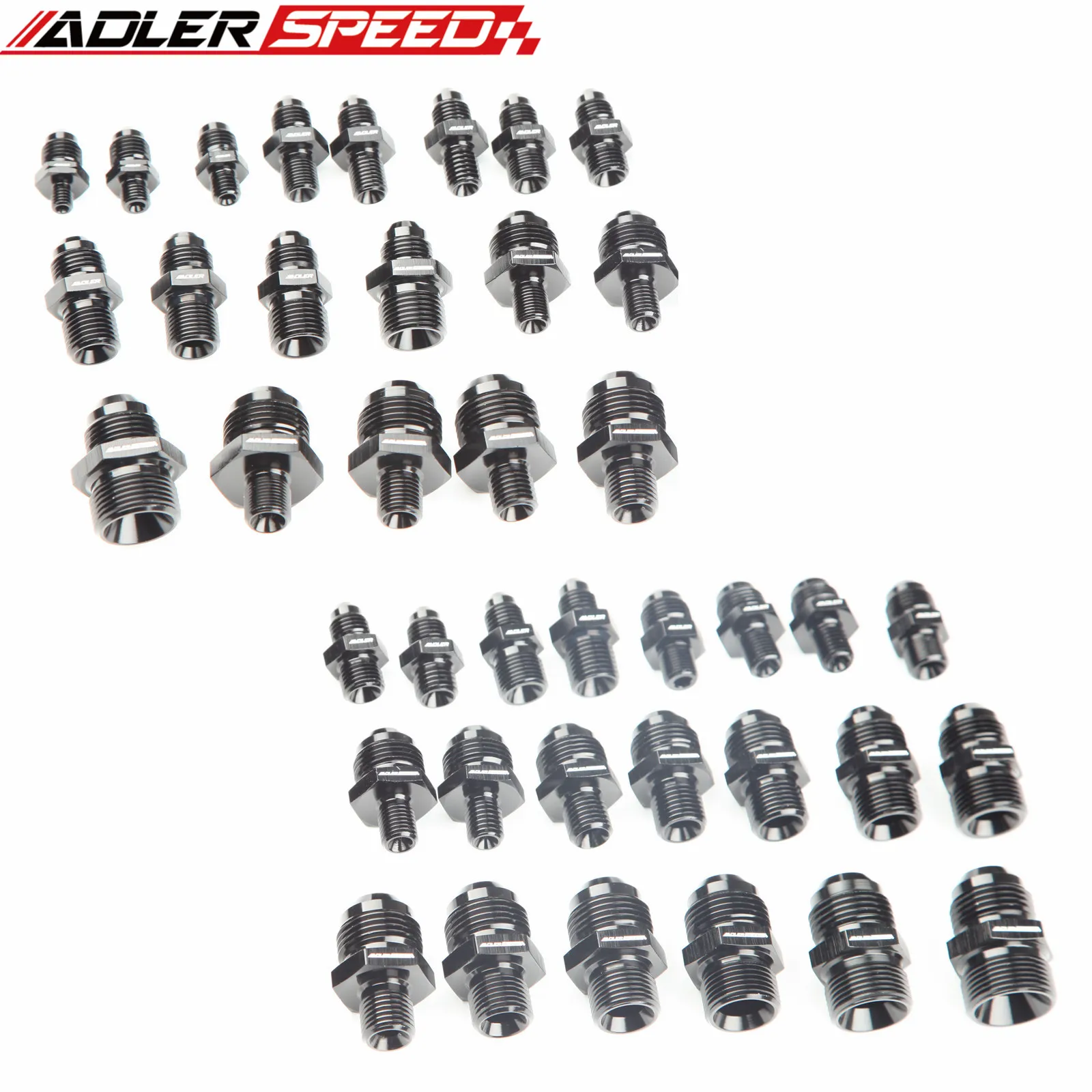 

2 шт. AN6 AN8 AN10 AN12 с наружной резьбой для M12/M14/M16/M18/M20x1,5/M12x1,25/M12x1,0 метрический прямой адаптер для фитинга топливного масла синий