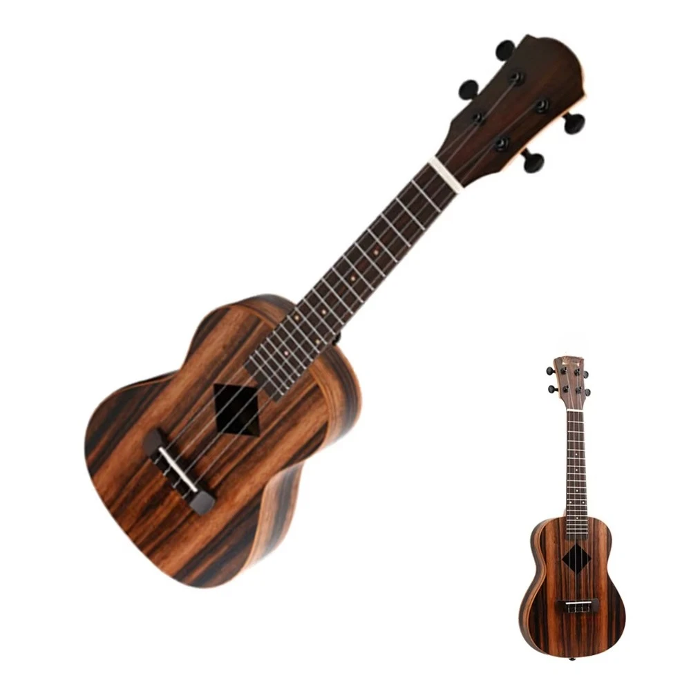

High Grade Music Instruments 4 Strings Guitar Ebony Wood Professional Ukulele
