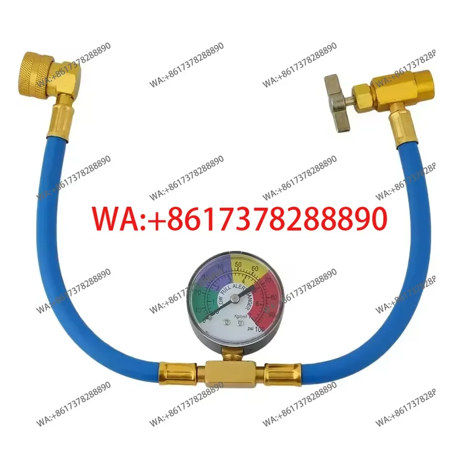 R134A Car AC Refrigerant Charging Pipe Automotive Air Conditioner Fluoride Filling Hose