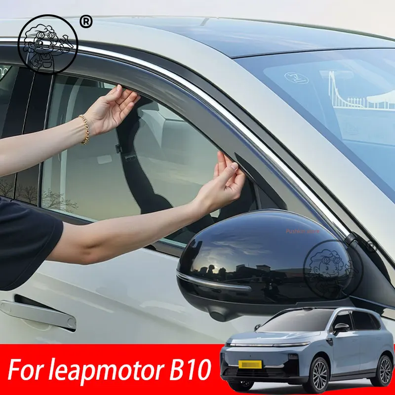 

Car Side Window Deflector Window Visor Vent For leapmotor B10 2025 2026 Wind Shields Sun Rain Guards Awnings Shelters