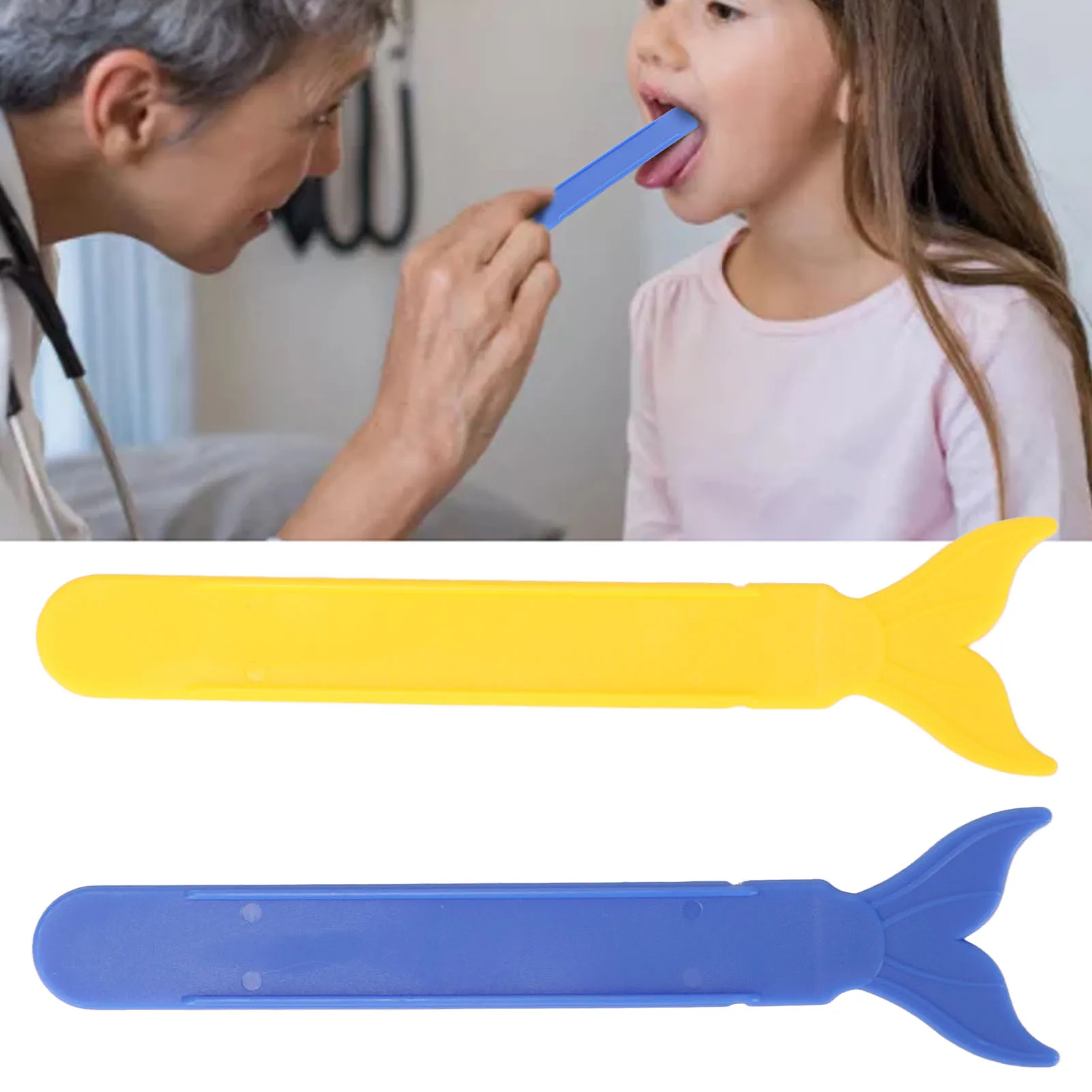 2pcs Tongue Tip Exerciser Trainer Portable Children Plastic Oral Tongue Muscle Strength Training Tool