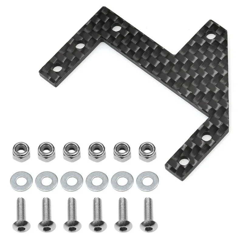 Carbon Fiber Servo Mount Plate For Tamiya CC01 CC-01 RC Car Upgrade Parts Accessories