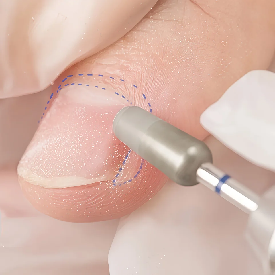 1/2/3 Piezas de Cabezal de Pulido de Uñas de Diamante para Gel y Cutícula, Herramienta Profesional de Manicura y Pedicura, Accesorios de Salón 5