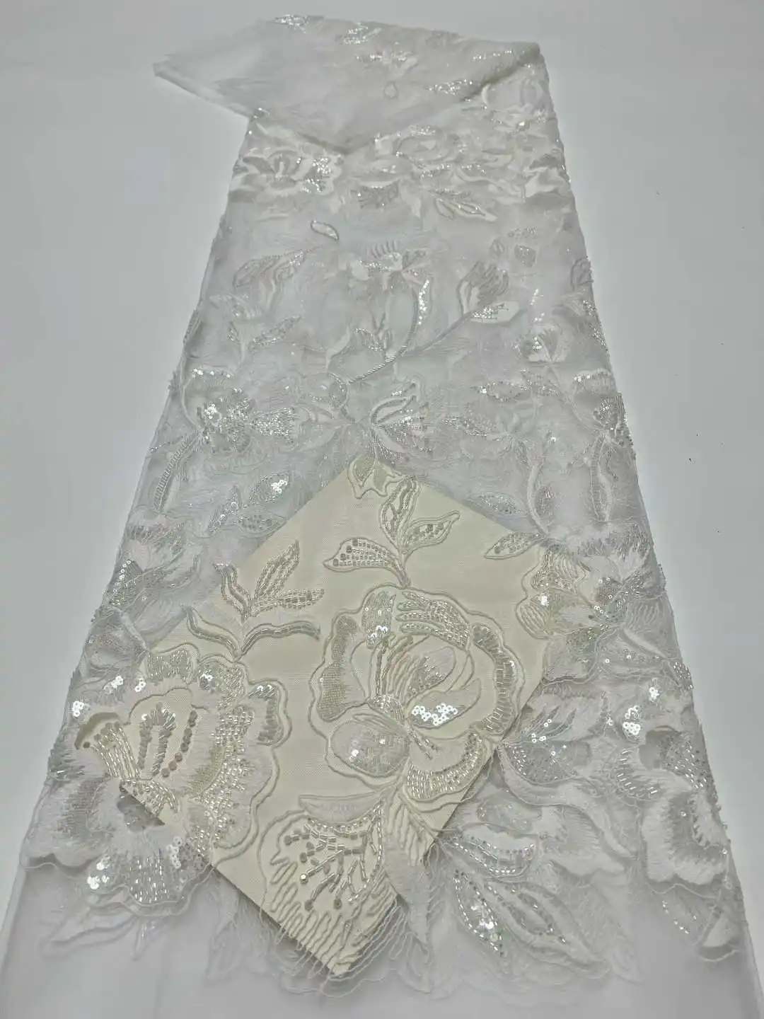 

2025 новейшая африканская нигерийская французская горячая распродажа, тюлевая кружевная ткань с бусинами и блестками, элитный костюм для невесты, свадебной вечеринки, шить платья