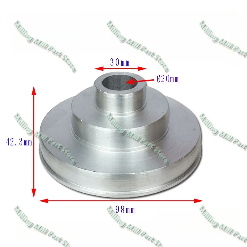 Puleggia mandrino motore ruota foratura/maschiatrice puleggia A doppio uso tipo A ruota Pagoda per accessori trapano da banco Xihu