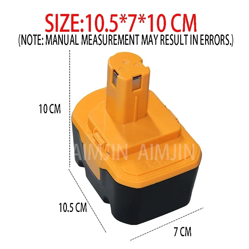 Novo 14.4v 9800mah ni-mh bateria para ryobi substituição bateria de ferramenta elétrica para furadeira sem fio r10521 ry6201 ry6202 130224010