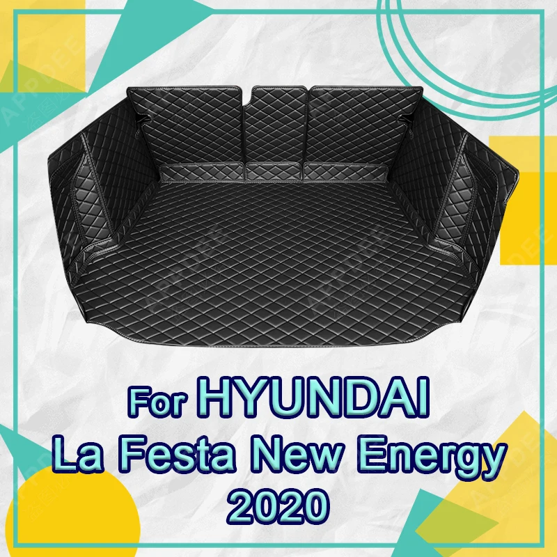 Auto Full Coverage Trunk Mat For Hyundai La Festa New Energy 2020 Car Boot Cover Pad Interior Protector Accessories