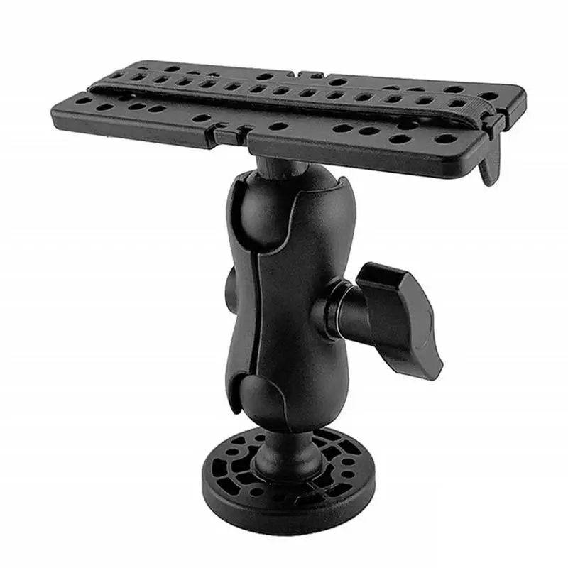 Swivel Fish Finder Mount Base GPS Electronics Fishfinder Holder Mounting Stand Plate GPS Navigation Fish Finder Bracket For