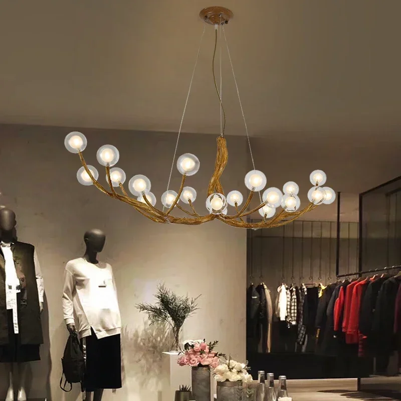 

Modern Minimalist Internet Celebrity Tree Branch Chandelier Nordic Lving Room Creative Personality Homestay Tea Room Lighting