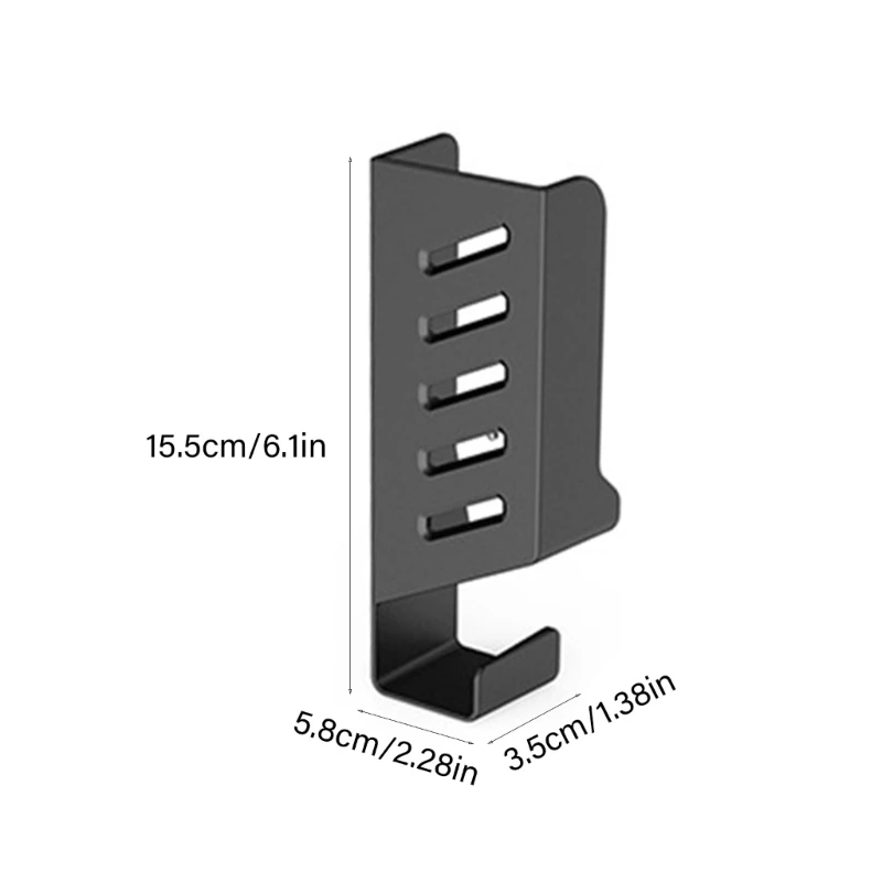 Secure Space Saving Wall Mount Bracket for Tablets with Two Sided Tape or Screw Installation for Home Office and Studio