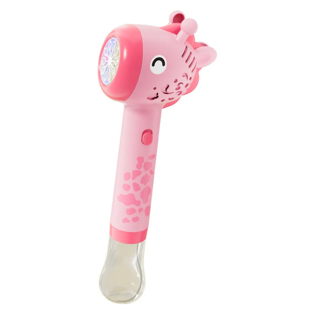 Macchina automatica per soffiare bolle con luci a LED Musica Cartoon Bubble Maker Toy per bambini Bubble Outdoor Indoor Play