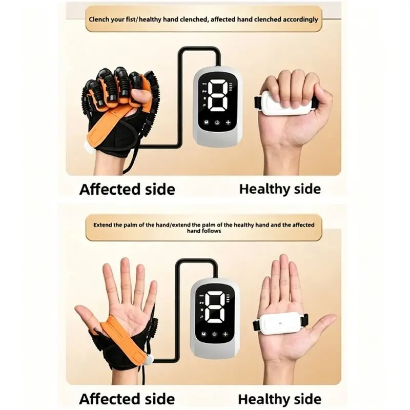AA20-Hand Training Robot Gloves USB Plastic Finger Function Training Equipment For Hand Exercises Gloves Workout