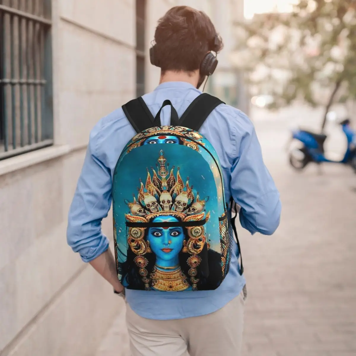 Cosmic Kali Ma - Hindu Goddess Of Destruction Backpack Student BookBag Kids School Bag Laptop Shoulder Bags for Men Women