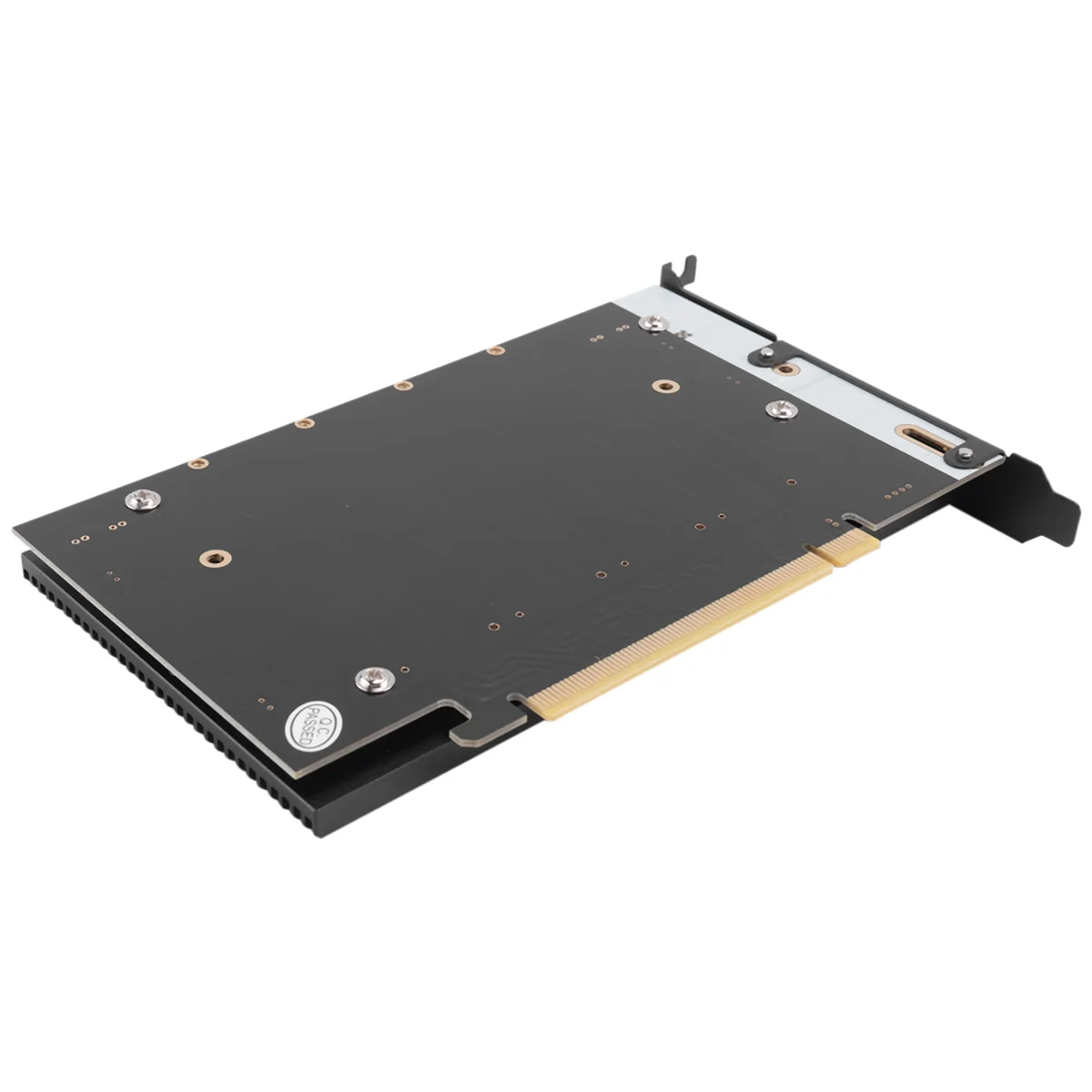 OUVU-M.2 NVME naar PCIe 4.0 X16 adapterkaart, ondersteunt 4 NVMe M.2 2280, ondersteunt bifurcatietraid