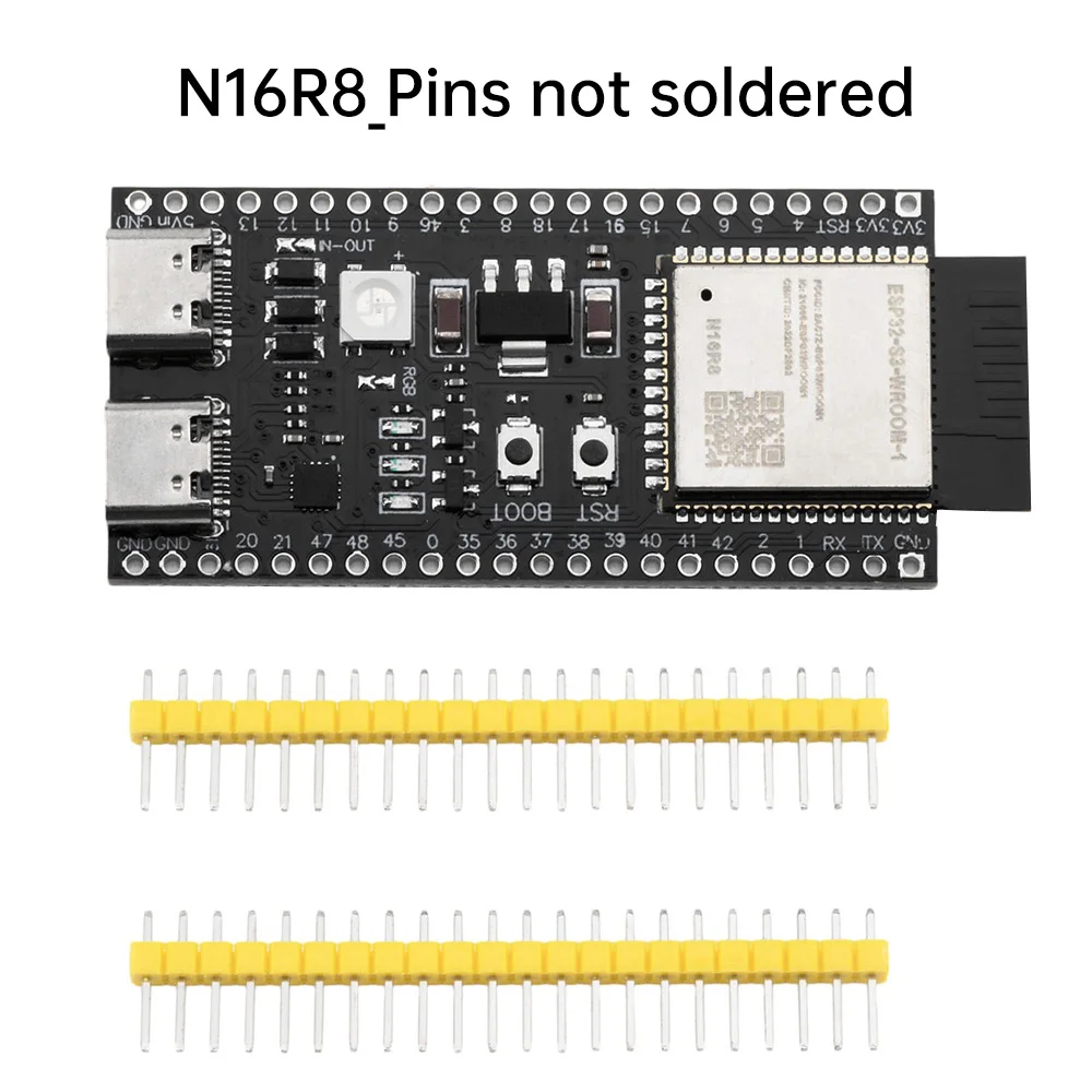 ESP32 ESP32-S3 WiFi Bluetooth Internet of Things Dual Type-C Development Board Core Board ESP32-S3-DevKit C N8R2/N16R8