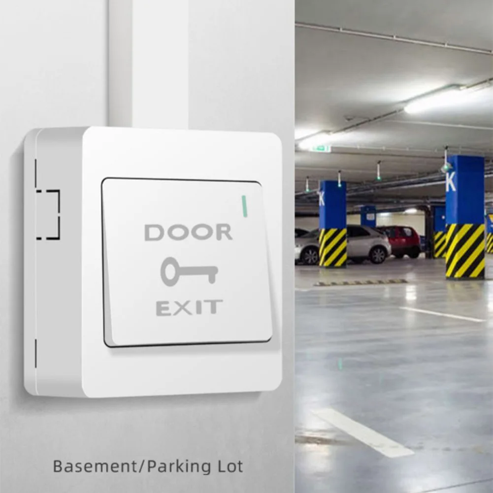 1PCS Push-button Door Switch Automatic Reset Exit Buttons For Access Control Switches Control Panels PC Weatherproof Tool