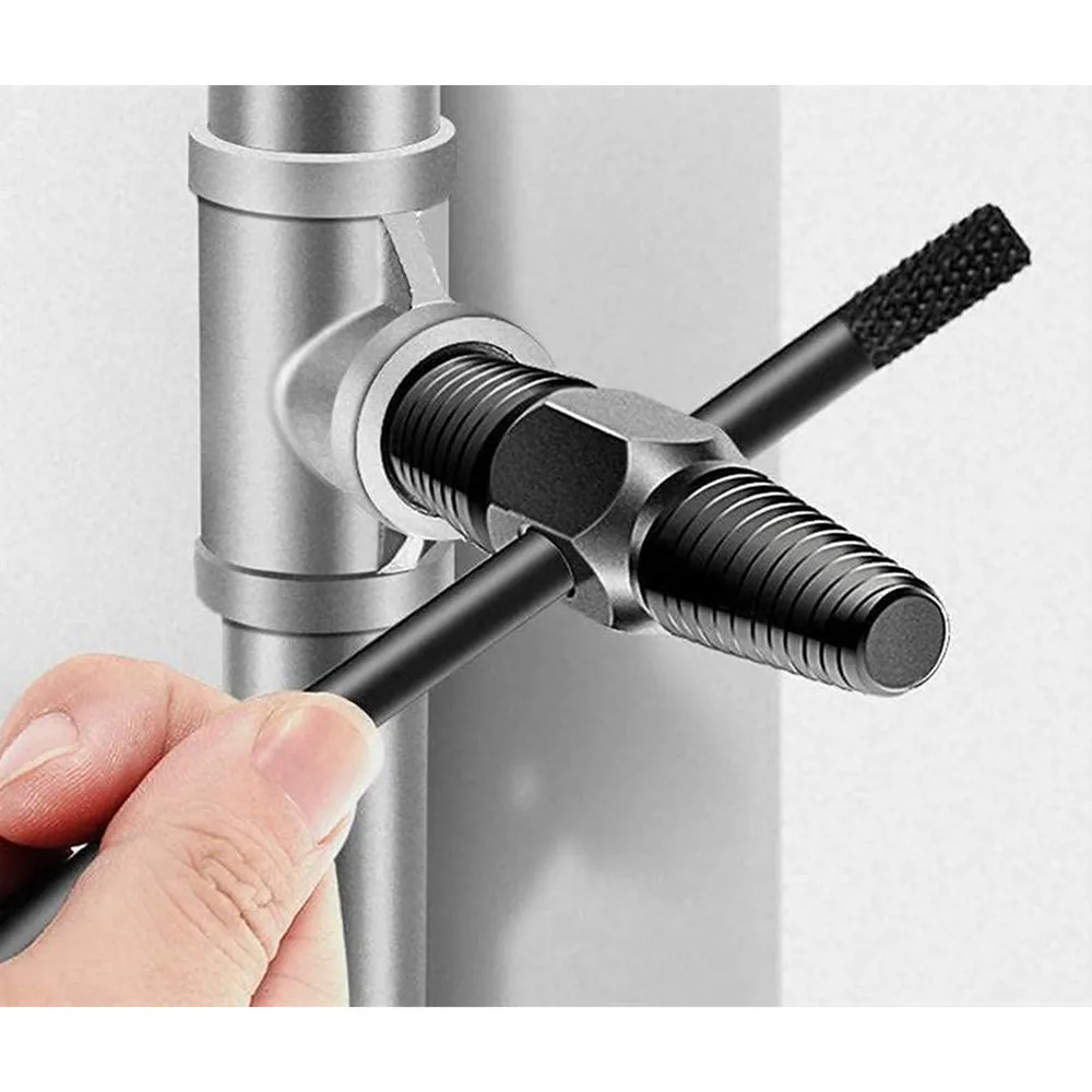 WOZOBUY Schraube Extractor-Dual-use-Wasser Rohr Schraube Entfernung Werkzeug Gebrochen Schraube Entferner für 1/2 "3/4" rohre Ventil Wasserhahn, beschädigt Bolzen