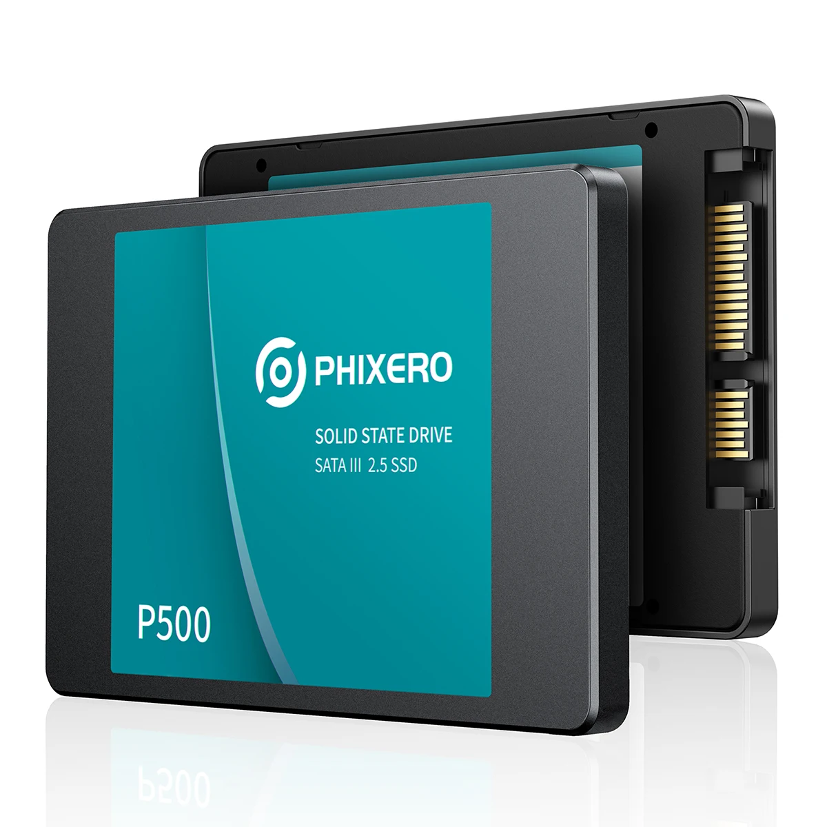 PHIXERO High Performance 2.5 Inch SSD 500MB/S 512GB- Ideal for Desktop, Laptop, All-in-One, and PC Upgrades | Supports SMART