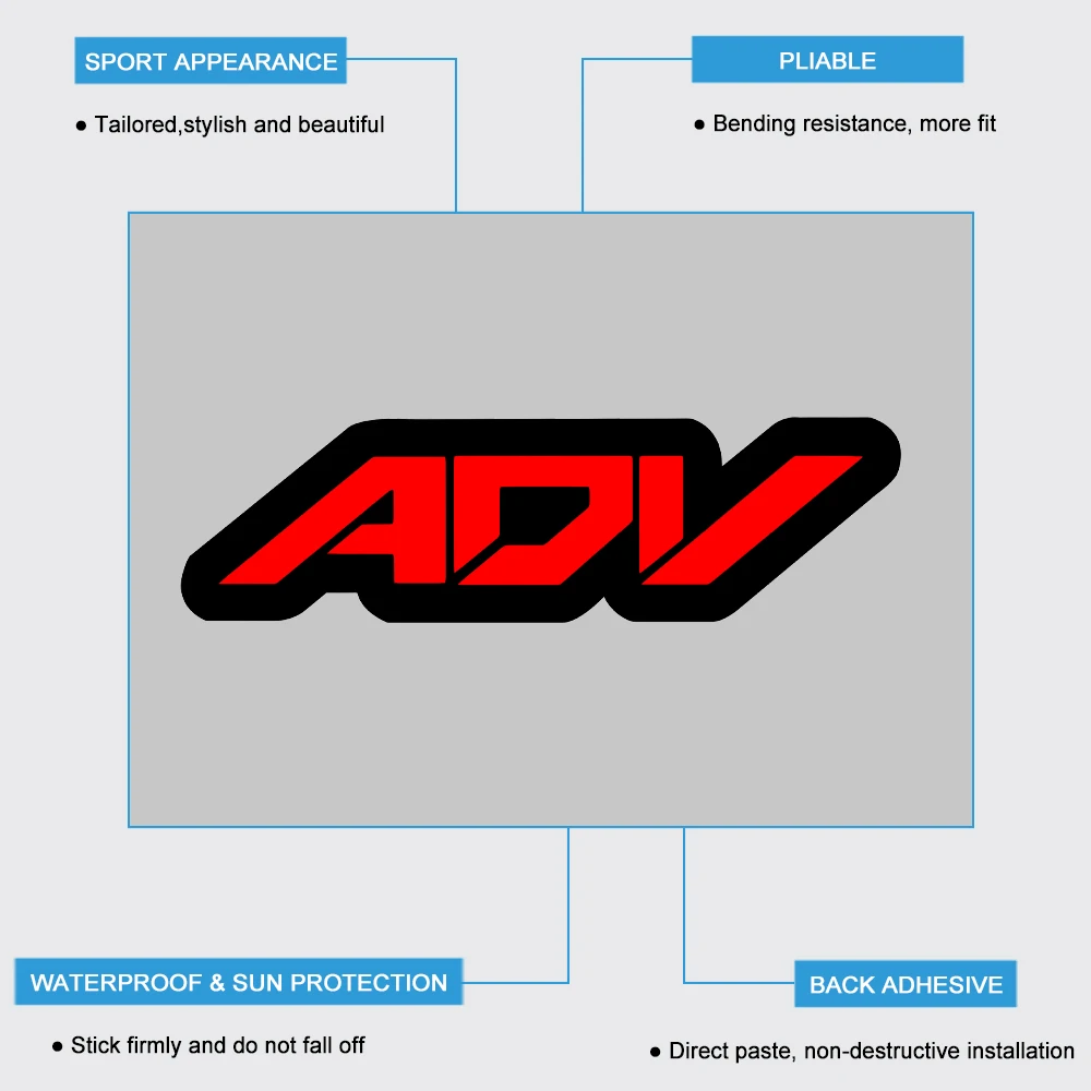 Adesivi moto decalcomania riflettente impermeabile ADV 160 accessori 2023 per Honda ADV350 ADV160 ADV150 150 350 Sticekr 2022 2024