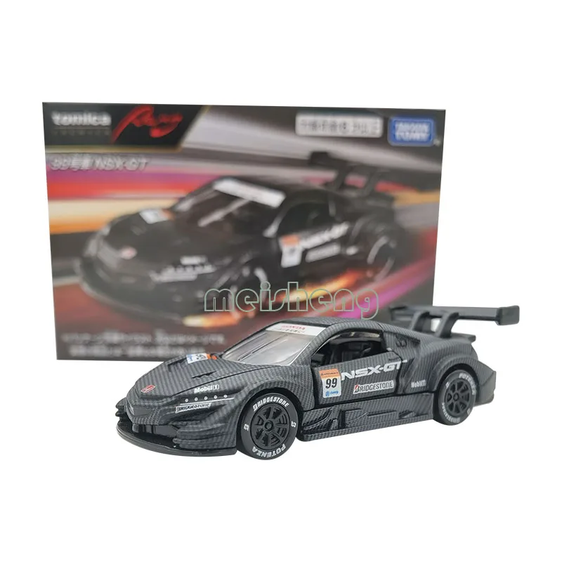 TAKARA TOMY TOMICA Unlimited Racing series Honda NSX-GT No. 99 Diecast alloy model Toys Collection Display children's toys.