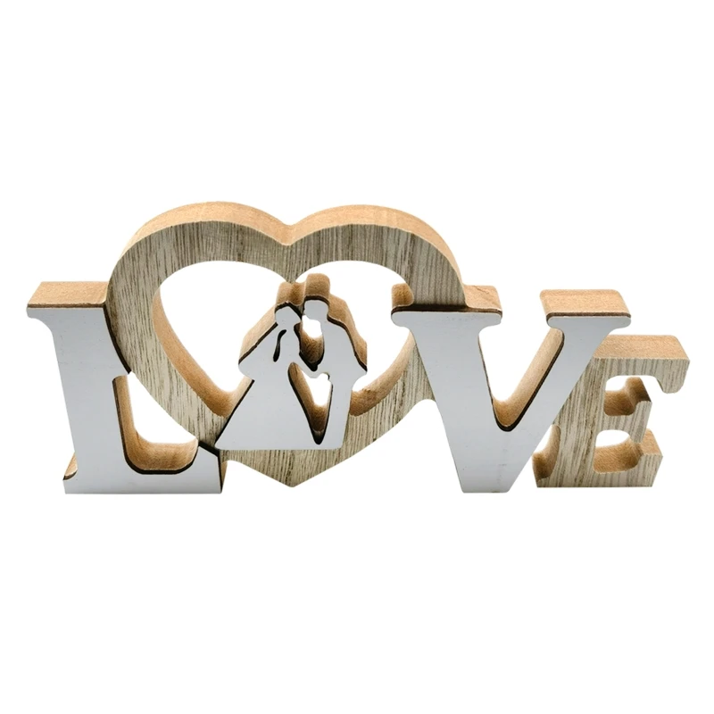 الحب الكلمات زخرفة ديكور المنزل الحب تسجيل هدايا لل زفاف ديكور منضدية قابلة لإعادة الاستخدام مشرق اللون لوحة #5