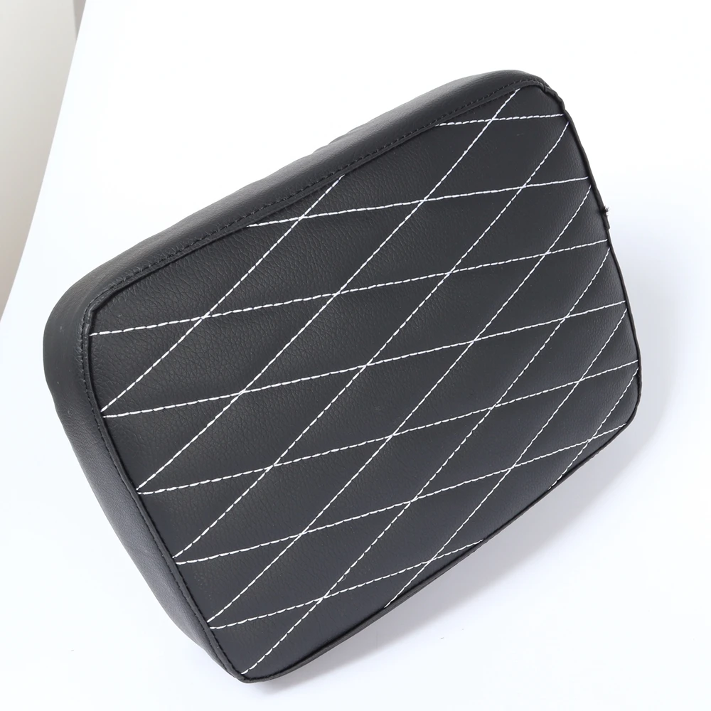 Universal New Motorcycle Black Suction Cup Rear Pillion Passenger Pad Seat For Harley 883 1200 48 Choppers Bobber