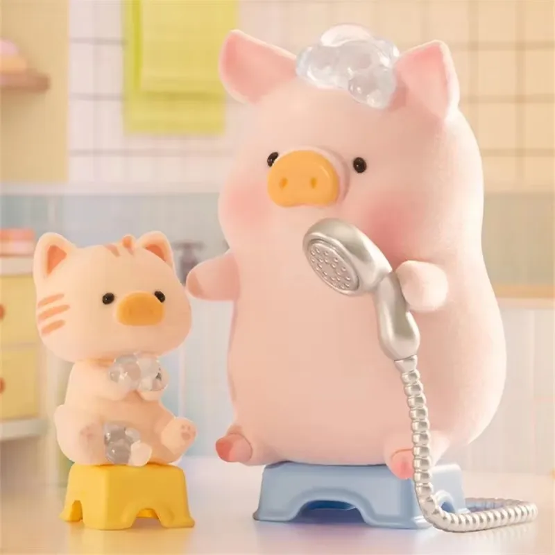 Cute Lulu Pig Associated Daily Blind Box Kawaii Piggy Anime Figure Doll Surprise Bag Room Ornament Collection Model Toys Kids Gi