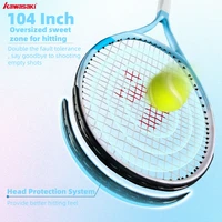 Kawasaki Light Tennis Rackets Set Carbon Composite Racquet Set KD1&PD1 Beginner Professional Shooting Men and Women Training Set 5