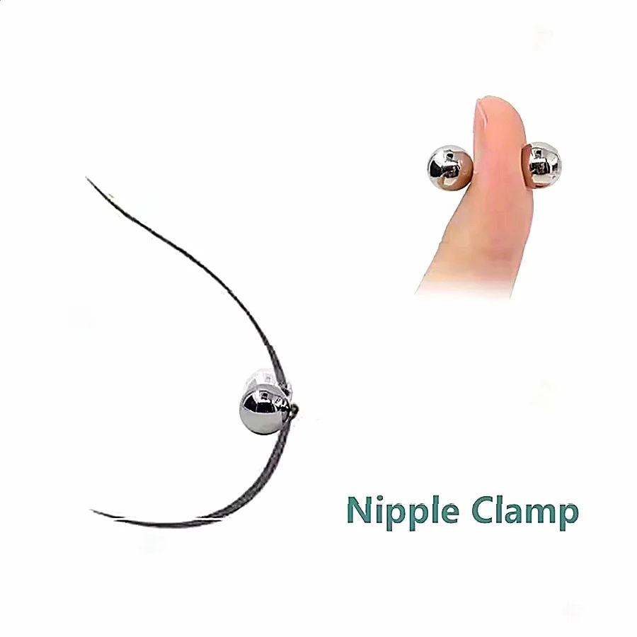 عبودية قوية جدا المغناطيسي الحلمة المشابك جهاز تدليك للبروستاتا المهبل البظر محفز BDSM الجنس لعب للنساء الأزواج