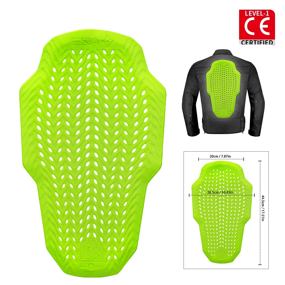 

Motorcycle Built-in Back Protection Anti Fall Shock Absorption Universal Built-in Protection EC Certified Protective Gear