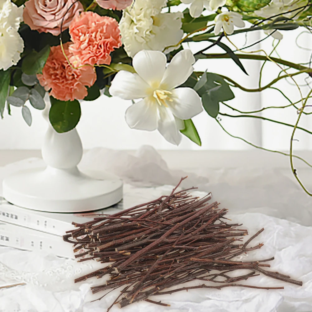 

Natural Wood Sticks Bundle For Crafts Diy Handicraft Kindergarten Activity Sturdy Twigs Branches Home Wedding Decoration Dried