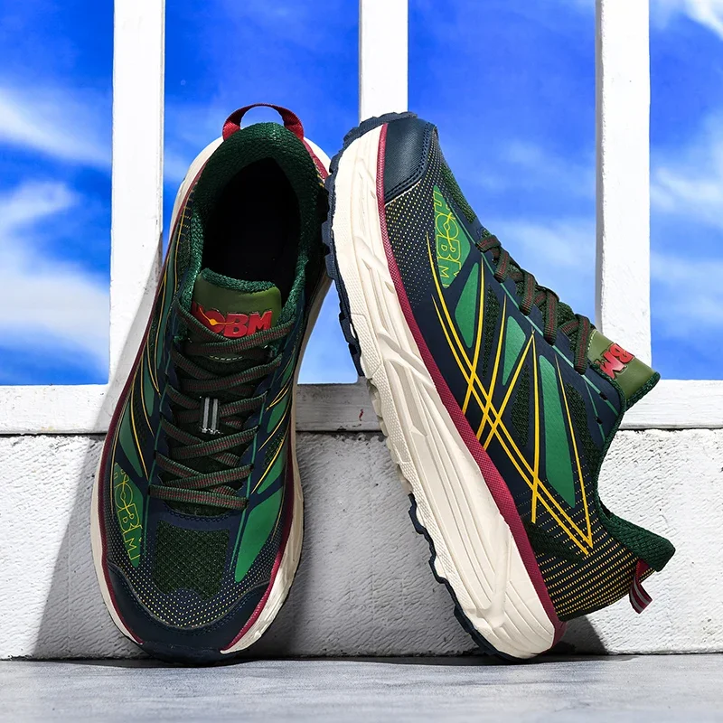 

Men's Running Shoes Non-Slip Jogging Race Sneakers Cushioning Breathable Trainer Couple Outdoor Mesh Luxury shoes Off-road Shoes