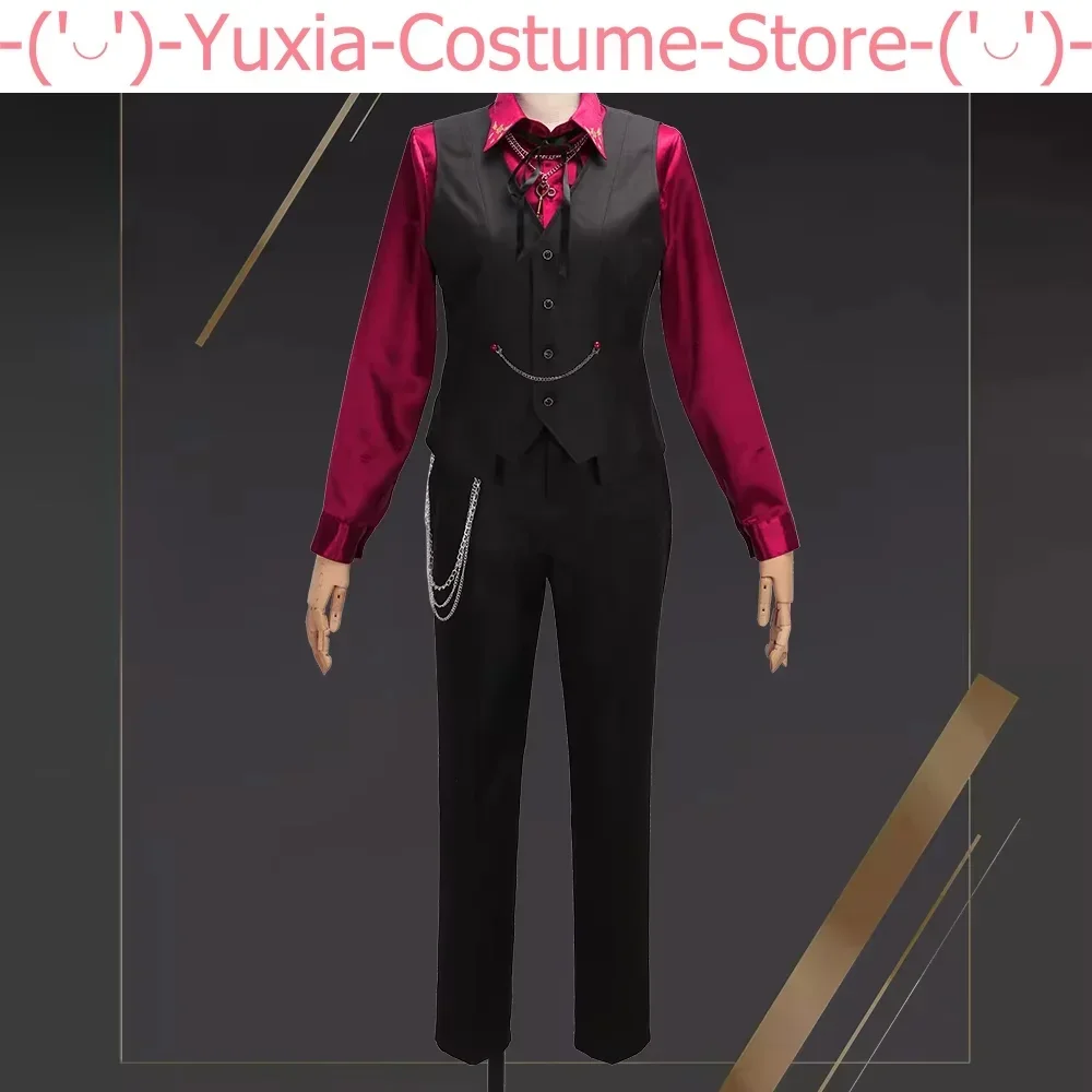 Vtuber Lauren Iroas 3rd Anniversary New Clothes Game Suit Handsome Cosplay Costume Halloween Party Role Play Outfit