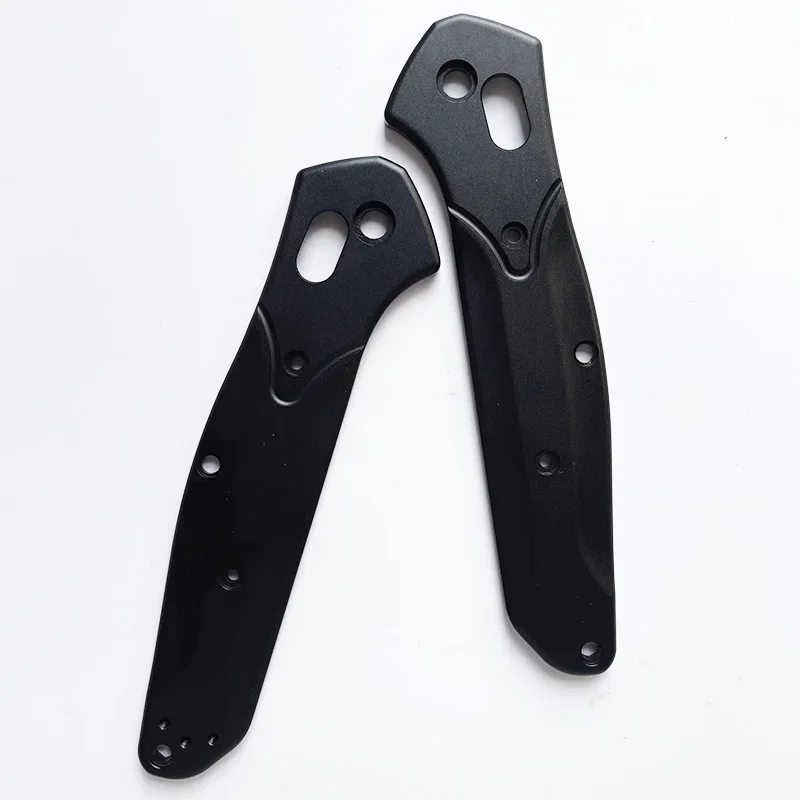 

1 Pair Black Aluminum Alloy Handle Scales For Benchmade 940 Osborne Knives