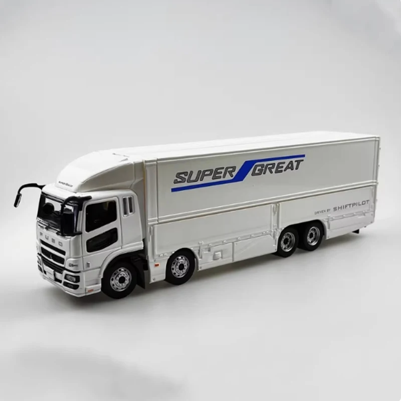 Diecast 1:43 Schaal SuperGreat FUSO Wing Span Container Truck Legering Model Auto Afgewerkt Simulatie Collectie Gift Speelgoed Display