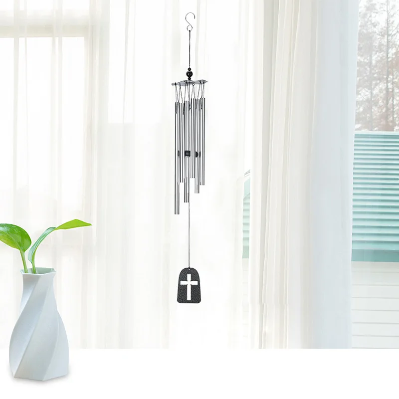 

Gospel Prayer Wind Chimes Special Creative Lucky Blessing Wind Chime Balcony Garden Home Decoration Carillon De Vent XY40FL