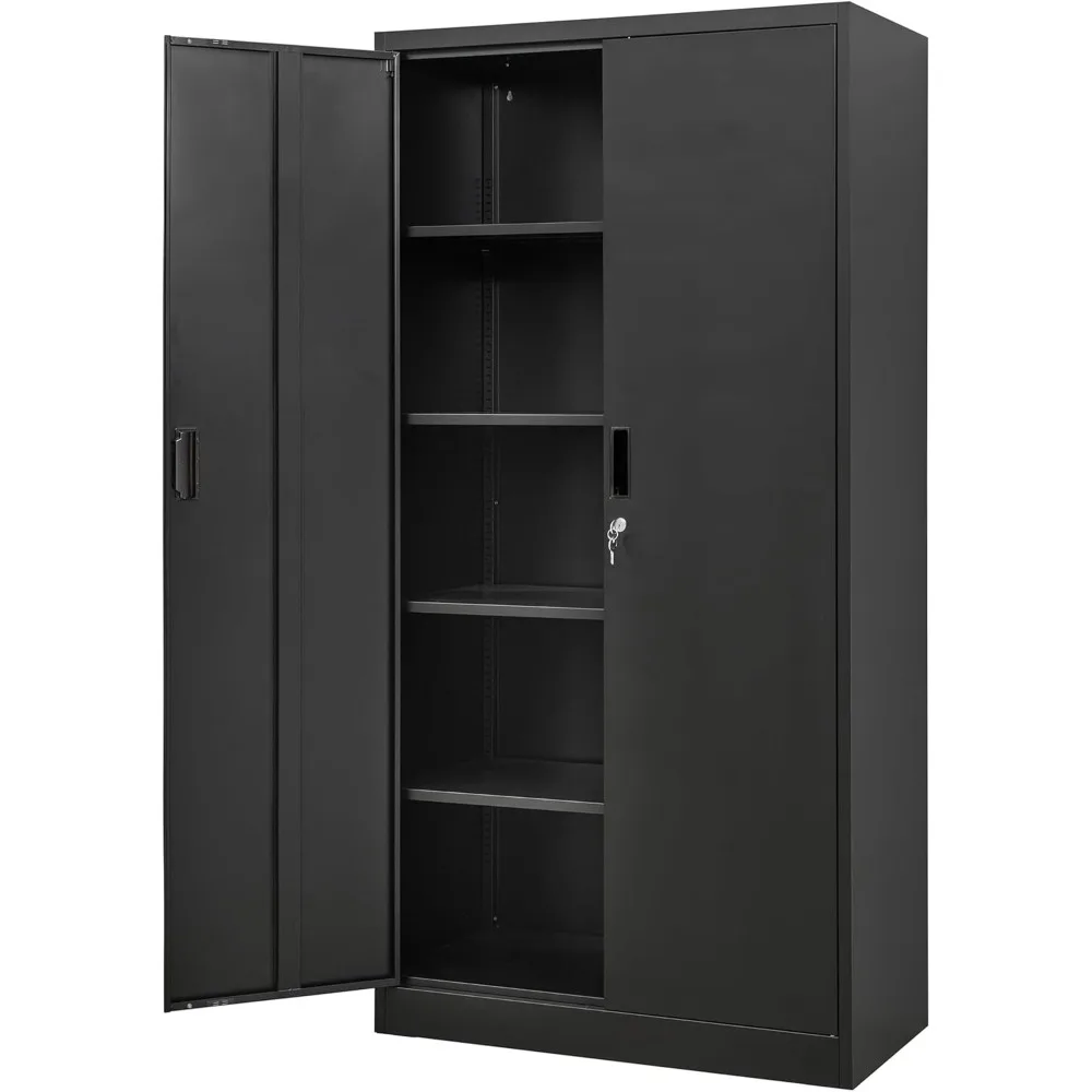 

Металлический шкаф для хранения, шкаф с замком и регулируемыми полками, шкафы для хранения в гараже 72 часа, стальные шкафы для гаража, Hom