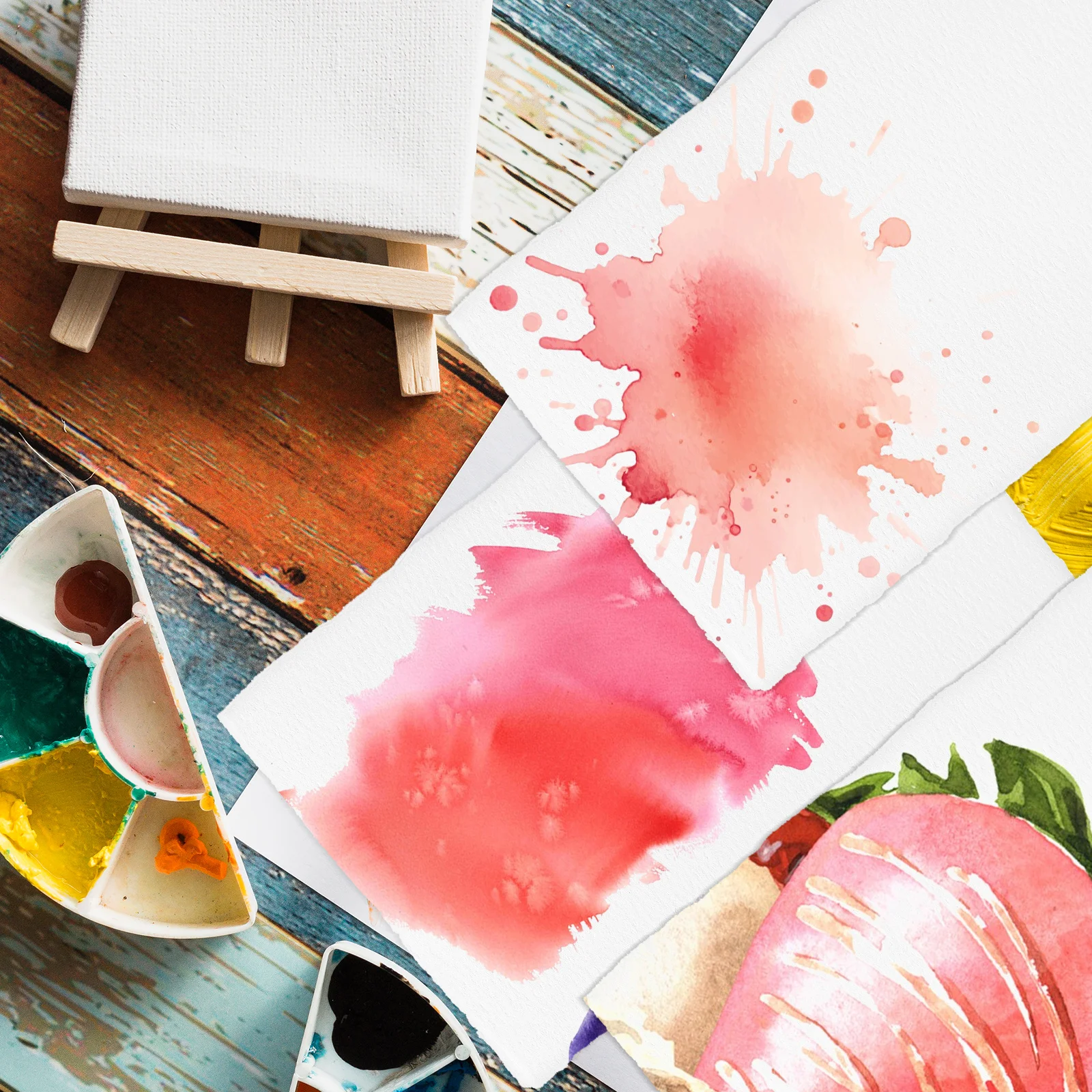 

25 Sheets Watercolor Paper for Painting Drawing Bulk Rough Small Pad Cold Press Supplies Charcoal