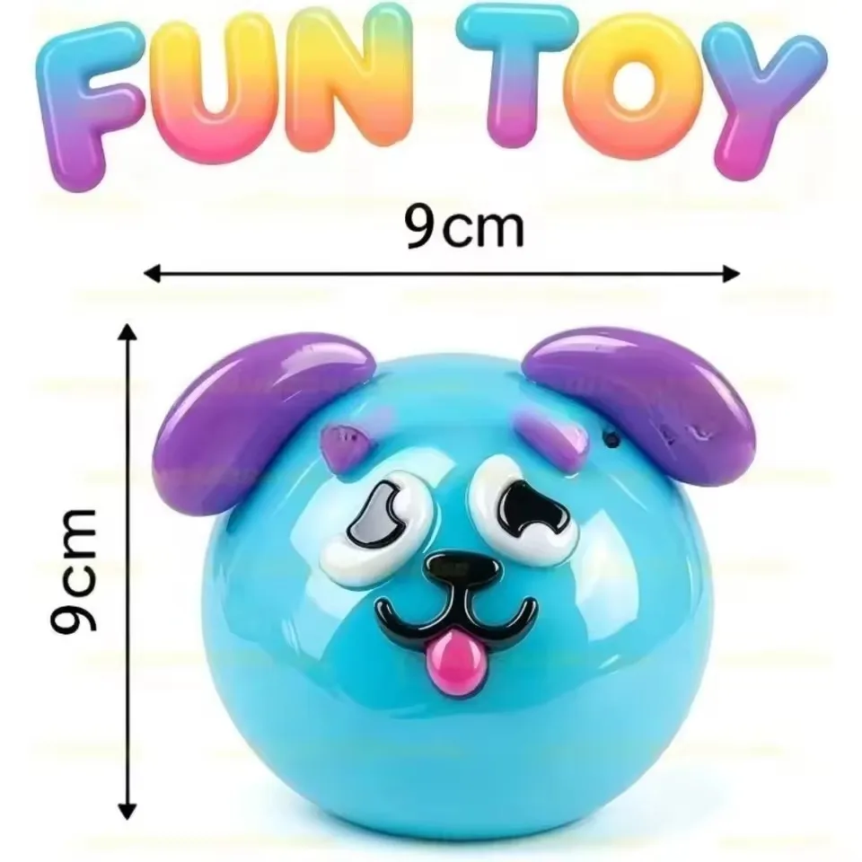Smushers Squishy DIY Curiosities Dog Face Swap Soft Moldable Slow Rise Squeeze Toy Blind Box Relaxing Sensory Gift view 5