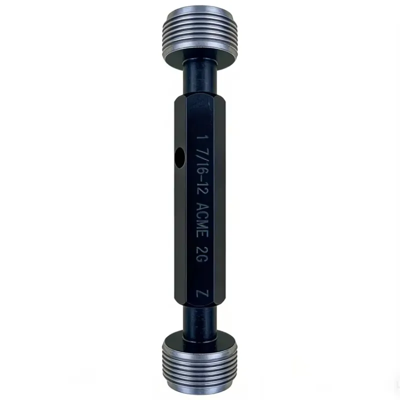 7H8H High Accuracy 0.001 GCr15 Steel Thread Plug Gauge Set Double-Headed Measuring Tool Inner Outer Diameter Spot Hole RNH Brand